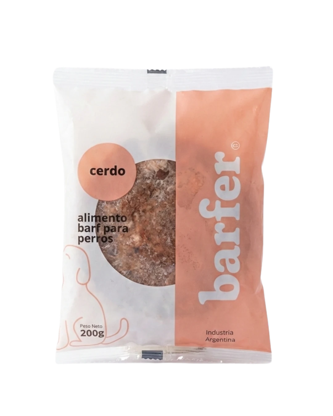 Menú Barfer de cerdo para perros