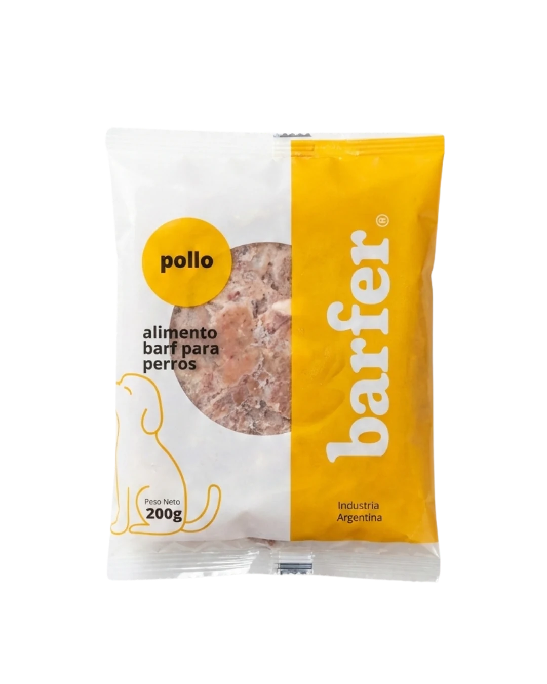 Menú Barfer de pollo para perros